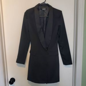 Missguided Blazer Dress Black